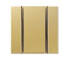 JUNG ME2091NABSC 1-channel Universal button sensor for KNX bus coupler 2070U - classic brass