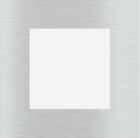 EKINEX EK-PQP-GBQ Placca FF/71 (Form/Flank/NF) quadrata Plastica - 1 finestra