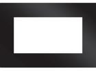 CAME 67900160 PLV3M BK BLACK GLASS PLATE 3 MODULES