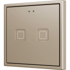 ZENNIO ZVIT70X2C Tecla 70 X2. PC-ABS Capacitive push button 70x70 -