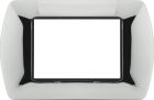 MAPAM 8803-04 Placca Metallo Art 8803-04 3P Cromo