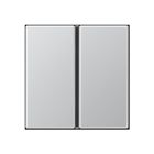 JUNG A401TSAAL Copritasto per sens. 1 canale- mod. A500- alluminio