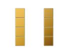 JUNG GO2504TSA Key covers for sensor 4 channels F50- mod. LS990- golden