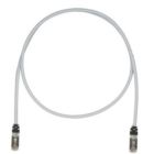 PANDUIT STP6X0.5MIG Copper Patch Cord- Cat 6A- Intl Gray S/FTP Cable- 0.5 meter