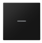 JUNG A10911STRFBFSWM KNX RF pushbutton, 1 channel, matt graphite black