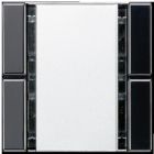 JUNG A2072NABSSW Sensori a tasti 2 canali Standard- per accoppiatore bus KNX 2070U radiotrasmettitore a parete 40FW- nero