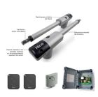 NICE TOO3024KLT Kit Automazione Cancelli A Battente Ante 3m