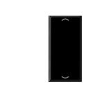 JUNG A402TSAPSW Copritasto per sens. 2 canali-c. simb. mod. A500- nero