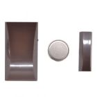 FAAC 805270 FERMAVETRO DRITTO 15mm TK50 ANODIZZATO