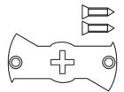 CAME 001YM0156 Supporto impronta croce per MO5