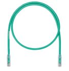 PANDUIT UTP6ASD3MGR Copper Patch Cord- Cat 6A SD- Green UTP Cable- 3 Mater