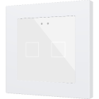 ZENNIO ZVIF55X2VTGW Tastiera capacitiva Flat55, 2 Tasti, bianco brillante