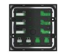 EKINEX EK-E20-TP-5LS Pulsantiera 5 tasti con LED a sinistra