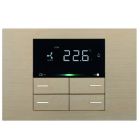 EELECTRON PO71A03MT-CH PLACCA 71 METAL CHAMPAGNE - 3MODULI