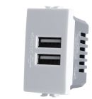MAPAM 521B Joy 521B 2A Double Usb Socket White
