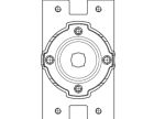 CAME 001YM0159 Fast Fe holder with plate