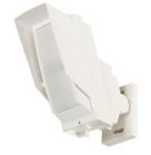 ELDES EW80AM3 Double beam outdoor passive infrared detector with anti-masking, 20 detection zones, high immunity to false alarms, range adjustment to 6.5 m, m 10, m 13, m 18 and m 24, complete with bracket and roof. 