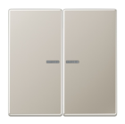 JUNG ES10921STRF Pulsante KNX RF, 2 canali, acciaio inox