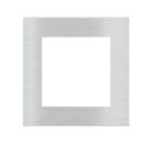 EKINEX EK-DQG-GAG Square window plate 55X55 in plastic (silver color)