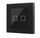 ZENNIO ZVIF55X2VTA ZVIF55X2VTA Flat 55 X2/X4 vT Backlit capacitive touch switch (55 x 55 mm), 2 buttons, anthracite