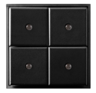 EELECTRON WB40A30KNX MINI PULSANTIERA 4 CANALI KNX CON LED NERA
