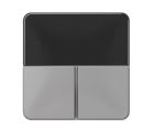 JUNG RCDCD4092TSAGR Copritasti per controller KNX RCDCD4092M- grigio