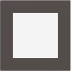EKINEX EK-DQG-FCC Placca Deep (FF e 71 e 20Venti ) quadrata-FENIX NTM cacao orinoco