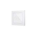 ZENNIO ZVIF55X2V2W Backlit capacitive touch switch (55 x 55 mm) 2 keys, white