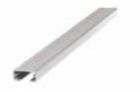 GIBIDI EAPF12.16N Adapter profile for commercial doors L = 3.2 m - silver anodized