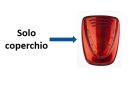 VENITEM 23.28.00 Coperchio MURANO rosso perlato