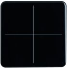 ELSNER 71132 Pulsante KNX eTR M4- jet black RAL 9005 a 4 canali con sensore di temperatura