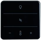 ELSNER 71062 71062 KNX eTR MultiTouch Light/Sunblind Taster für Licht, Sonnenschutz, Temperatura, nero