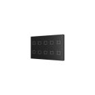 ZENNIO ZVITXLX10A TECLA XL backlit 10-key capacitive touch switch, black