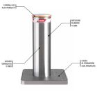 GIBIDI DPT290RM Dissuasore fisso rimovibile H900 - Acciaio verniciato