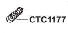 RIB CTC1177 MOLLA SPINGI DISCO GIALLA FRENO ACJ9015/14