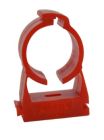 ARITECH FIRE 9-10954-100 Red ABS suction hose attachment clamp to ceiling or wall, pack of 100