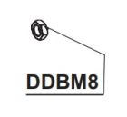 RIB DDBM8 8MA LOW GALVANIZED NUT UNI 5589