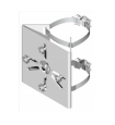 UNISTAB AM1957B supporto mini telecamera BIANCO. palo d. 50÷90mm 