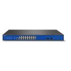 ELMO SW05 Managed industrial PoE switch with 16 Gigabit ports