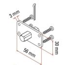 FAAC 132310 SQUARE PIN CM