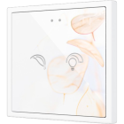 ZENNIO ZVIF70X2 Flat 70 X2. PC-ABS Capacitive push button 70x70 -