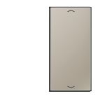 JUNG ES2402TSAP Copritasto per modulo sensore 2 canali-c. simb. mod. LS990- acciaio inox
