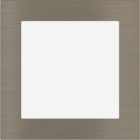 EKINEX EK-DQS-GBR Placca Deep (FF e 71 e 20Venti ) quadrata - METALLO (ALLUMINIO) nichel