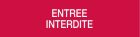 COOPER CSA INCENDIO CSA08672W DICITURA SERIE 55XX "ENTREE INTERDITE"