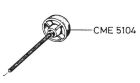 RIB CME5104 SUPER 6/8000 UNLOCK KNOB