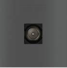 EKINEX EK-KSM-PLUG-BL Tappo cieco - Colore nero  (in materia)