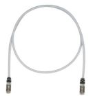 PANDUIT STP6X5MIG Patch Cord in Rame- Cat 6A- Intl Gray S/FTP Cable- 5 meters
