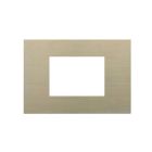 EELECTRON PO45A03MT-CH 45 METAL CHAMPAGNE PLATE - 3 MODULES