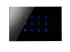 BLUMOTIX BX-R12OB KRISTAL Horizontal glass numeric keyboard 120X80mm Black