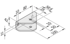 SOMMER 14521V000 Door bracket - galvanized